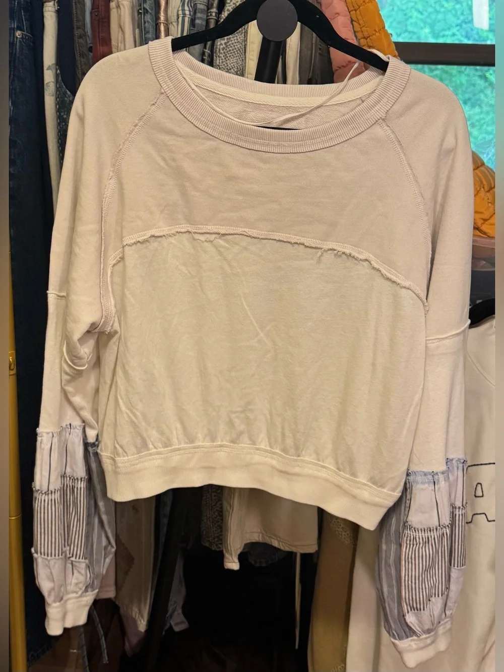NWOT Free People We The Free Cool Girl Cuff Pullover - small